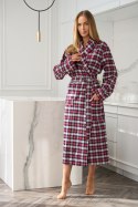 Szlafrok Damski Model 2511 Roxy Długi Red - L&L collection
