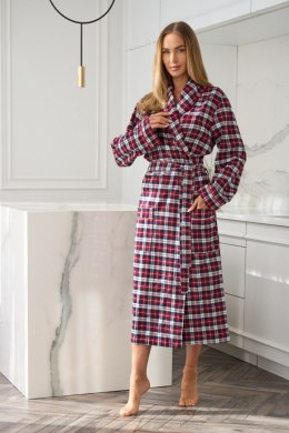 Szlafrok Damski Model 2511 Roxy Długi Red - L&L collection