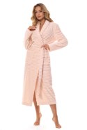Szlafrok Damski Model Ritta Długi 2415 Morela - L&L collection