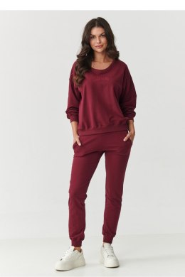 Spodnie Komplet Model M891 Bordo - Makadamia