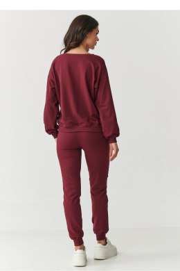 Spodnie Komplet Model M891 Bordo - Makadamia