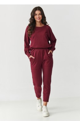 Spodnie Komplet Model M888 Bordo - Makadamia