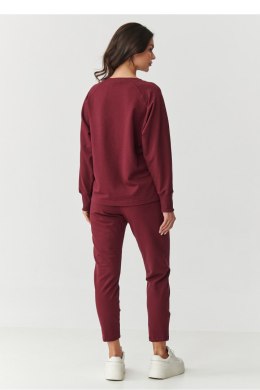 Spodnie Komplet Model M888 Bordo - Makadamia
