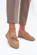 Mokasyny Model Zalina 22-374 Beige - Step in style