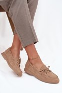 Mokasyny Model Zalina 22-374 Beige - Step in style