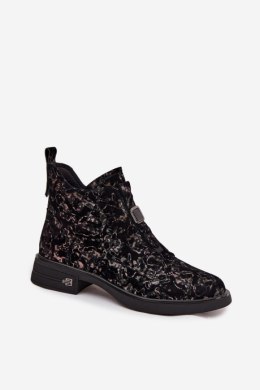 Botki Model DA CR52-713 Black/Brown - Step in style