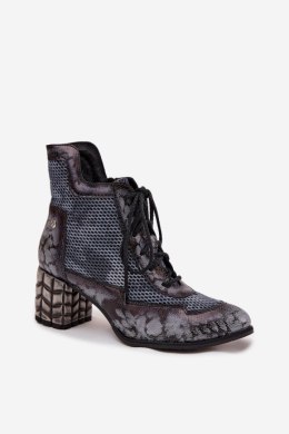 Botki Model Maciejka 06989-03 Grey - Step in style