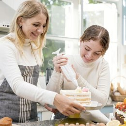 Dekorator szpryca do tortów ciast cukiernicza strzykawka + 8 końcówek PID0590
