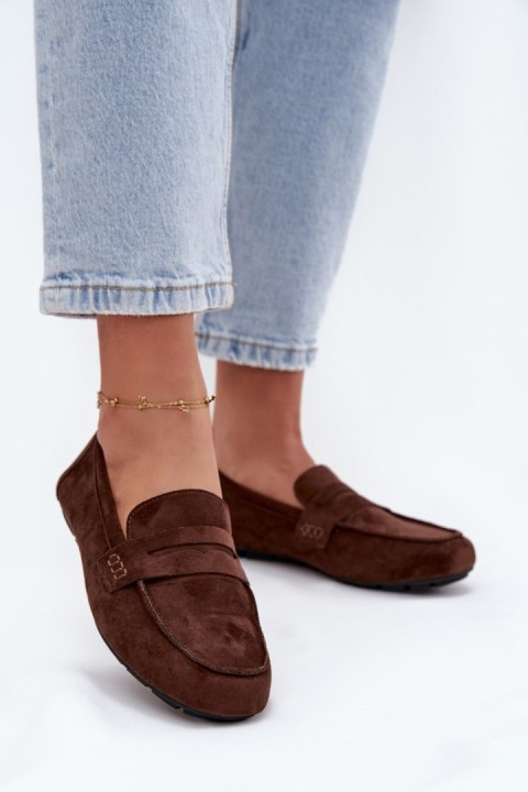 Mokasyny Model Soreline H8-965M Dark Brown - Step in style