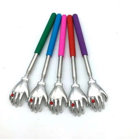 Drapaczka do pleców z pierścionkiem drapak masażer łapka teleskopowa PID0648