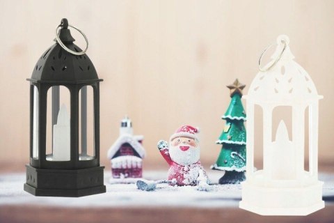 Lampion adwentowy na roraty dla dzieci wkład znicz latarnia lampka led świeczka L6 PID1252