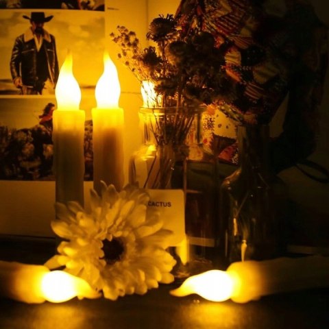 Świeczka led do stroika na choinkę świeca stołowa lampka PID0855