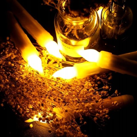 Świeczka led do stroika na choinkę świeca stołowa lampka PID0855