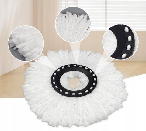 Wkład do mopa obrotowego zapas mop końcówka nakładka chłonny PID1653