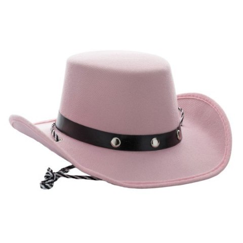 Kapelusz kowbojski różowy 54-57