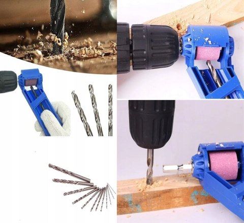 Ostrzałka do wierteł przenośna kamień szlifierski do wkrętarki wiertarki