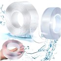 Taśma dwustronna nano wodoodporna wielokrotnego użytku montażowa mocna 3 m