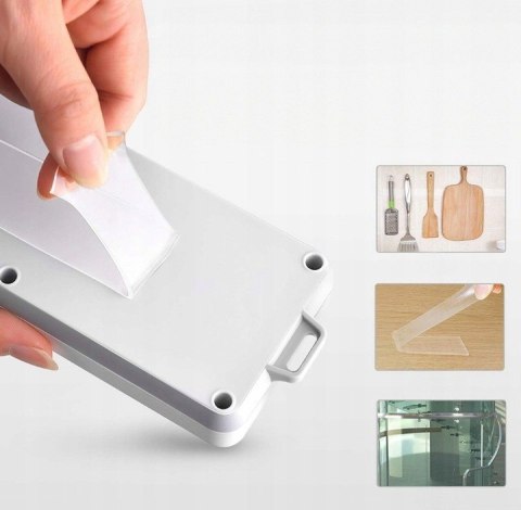 Taśma dwustronna nano wodoodporna wielokrotnego użytku montażowa mocna 3 m