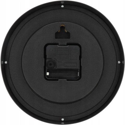 Zegar ścienny okrągły retro zegarek na ścianę stylowy kuchenny czarny 20cm V2