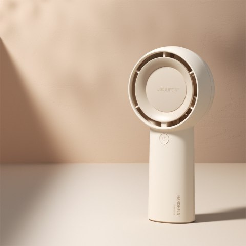 Mini wiatrak wentylator przenośny USB-C 4000mAh - beżowy