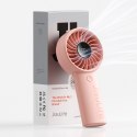 Mini wentylator wiatraczek ręczny USB-C 3600mAh - różowy