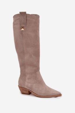 Kozaki Model Zazoo 4224 Cappuccino - Step in style