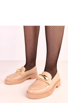 Mokasyny Model Ella Q2595 Beige - Solea