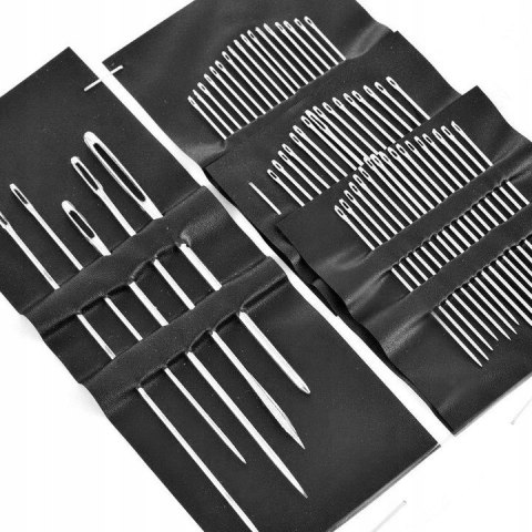 Igły do szycia ręcznego igła mix rozmiarów karnet 55 szt. zestaw PID1271