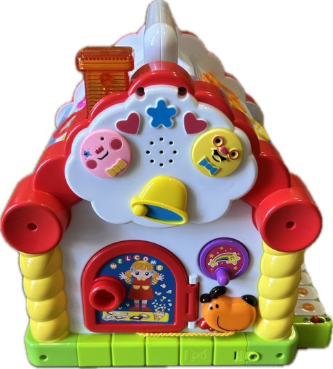 Interaktywny Domek - sorter klocki i zwierzątka