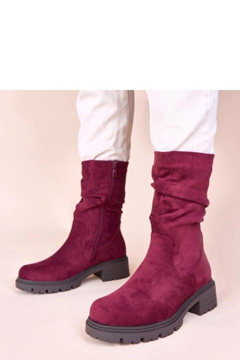 Botki Model Malha 68107-3 Bordo - Solea