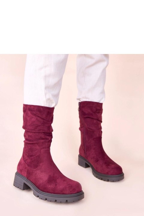 Botki Model Malha 68107-3 Bordo - Solea