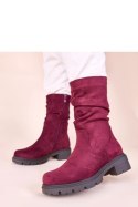 Botki Model Malha 68107-3 Bordo - Solea