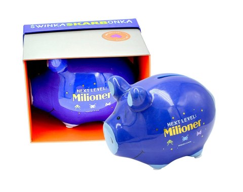 Skarbonka mała świnka "Next level: milioner" SKM-002