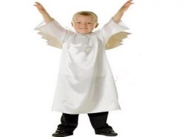 Strój aniołka dla chłopca rozm L / 7-8 LAT