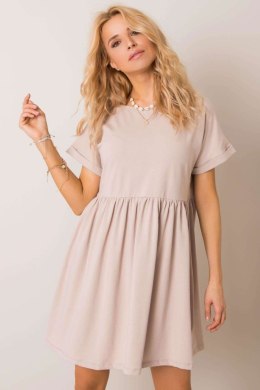 Sukienka Model RV-SK-5672.03P Beige - Rue Paris