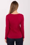 Bluzka Model RV-BZ-A1054.34 Bordo - Rue Paris
