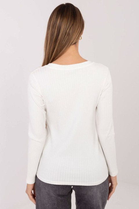 Bluzka Model RV-BZ-A1054.34 Ecru - Rue Paris