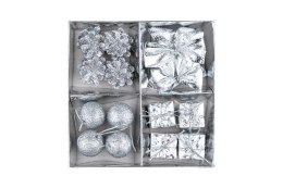 Zestaw świąteczny srebrny, w pudełku | SGD-4732