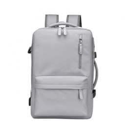 Plecak podróżny, kabinowy do samolotu, wodoodporny z USB, 44x30x16/26cm PL176