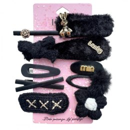 Zestaw 10 sztuk zdobionych Eleganckich Spinek do włosów SP434