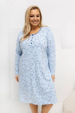 Koszula Nocna Plus Size Model DU-KN-FP-604.10 Light Blue - Forever Pink