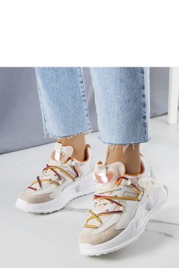 Beżowe sneakersy z łączonych materiałów Traci - Solea