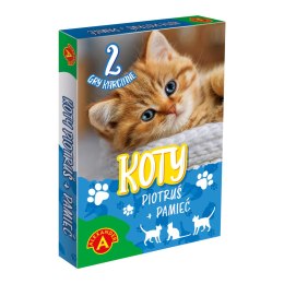 Karty do gry PIOTRUŚ PAMIĘĆ-KOTY