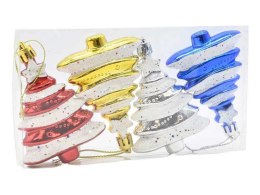 Bombki zawieszki 4szt. CHOINKA TG74295-2