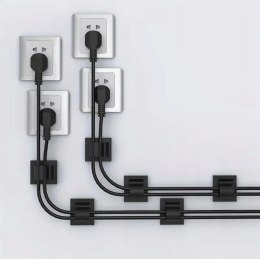 Organizer do kabli samoprzylepny klips uchwyt zaczep zestaw 10szt. XJ5623