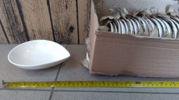 Miseczka biała porcelana ŁEZKA 16x13cm
