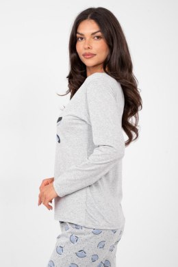 Piżama Damska Model DU-PI-FP-008.30 Grey - Forever Pink