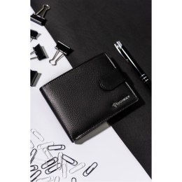 Duży pojemny portfel męski ze skóry naturalnej R-N992L-PDM-3272 BLA