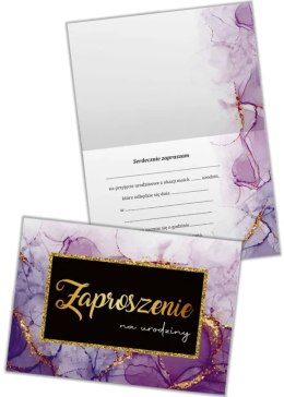 Zaproszenia 5szt Urodziny (uniwersalne)