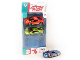 Auta metalowe 3szt. 18,5 x 11 x 4,5 cm BA9422